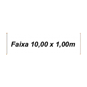 Faixa 10,00 x 1,00